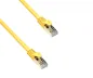 Preview: DINIC Cat.7 Premium Patchkabel 10 GB LAN / DSL Netzwerk, LSZH, PiMF/S-FTP Kabel, gelb, 0,30m