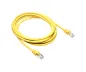 Preview: DINIC Cat.7 Premium Patchkabel 10 GB LAN / DSL Netzwerk, LSZH, PiMF/S-FTP Kabel, gelb, 0,30m