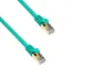 Preview: DINIC Cat.7 Premium Patchkabel 10 GB LAN / DSL Netzwerk, LSZH, PiMF/S-FTP Kabel, grün, 0,30m