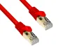 Preview: DINIC Cat.7 Premium Patchkabel 10 GB LAN / DSL Netzwerk, LSZH, PiMF/S-FTP Kabel, rot, 0,30m