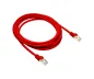 Preview: DINIC Cat.7 Premium Patchkabel 10 GB LAN / DSL Netzwerk, LSZH, PiMF/S-FTP Kabel, rot, 0,30m