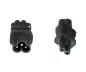 Preview: DINIC Netzadapter C6 / C7 Euro-8 Stecker, Adapter 3-pin auf 2-pin