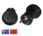 Preview: DINIC Stromadapter Australien u. China Buchse auf Schuko CEE 7/7 Stecker z.B. Deutschland