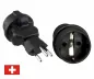 Preview: DINIC Reisestecker für die Schweiz mit Sicherung, Netzadapter CH