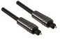 Preview: DINIC Premium Toslink-Kabel Stecker auf Stecker, Dubai Range, schwarz, 5m