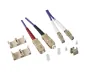 Preview: DINIC LWL Kabel OM4, Patchkabel LC/SC Lichtwellenleiter Multimode, 1m