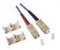 Preview: DINIC LWL Kabel OM4, Patchkabel SC/SC Lichtwellenleiter Multimode