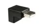 Preview: DINIC USB Adapter A Stecker auf A Buchse 90° nach UNTEN gewinkelt