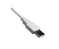 Preview: DINIC USB 2.0 Kabel A Stecker auf B Stecker, 28 AWG / 2C, 26 AWG / 2C, grau, 3m