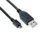 Preview: DINIC USB Kabel Micro B Stecker auf USB A Stecker, schwarz
