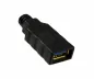 Preview: DINIC USB 3.0 Verlängerung A Stecker/Buchse, 3P AWG 28/1P AWG 24, vergoldete Kontakte, schwarz, 2m