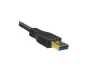 Preview: DINIC USB 3.0 Kabel A Stecker auf micro B Stecker, 3P AWG 28/1P AWG 24, vergoldete Kontakte, schwarz