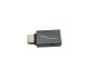 Preview: DINIC Adapter, USB C Stecker auf USB A Buchse Alu, space grau