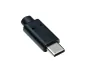 Preview: DINIC USB 3.1 Kabel Typ C - 3.0 A , schwarz, 5 Gbps, 3A charging, Polybag, 0,5m