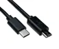 Preview: DINIC USB 3.1 Kabel Typ-C auf micro B, 0.50m, schwarz