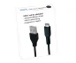 Preview: USB Typ C auf A Ladekabel, schwarz, 1.5m USB Typ C auf A Stecker, 5V, 3A, Aktionskarton