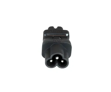 DINIC Netzadapter C6 / C7 Euro-8 Stecker, Adapter 3-pin auf 2-pin