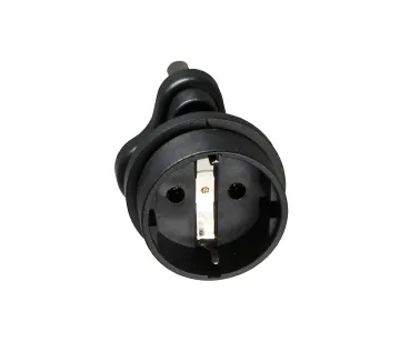 DINIC Stromadapter Südafrika u. Indien auf Schuko CEE 7/3 Buchse, 3pin Stecker