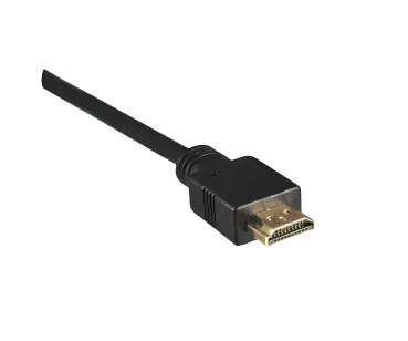 DINIC HDMI A auf DVI-D Kabel 2m , vergoldete Kontakte, schwarz