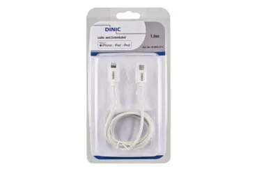 DINIC USB C auf Lightning Kabel, MFi zertifiziert unterstützt Power Delivery, weiß, 2m