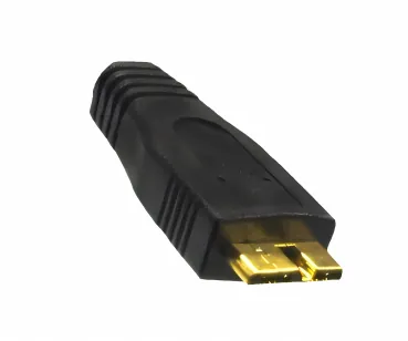 DINIC USB 3.0 Kabel A Stecker auf micro B Stecker, 3P AWG 28/1P AWG 24, vergoldete Kontakte, schwarz