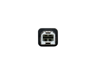 DINIC USB Kabel Typ C Stecker auf USB 2.0 B Stecker, schwarz, 0,5m