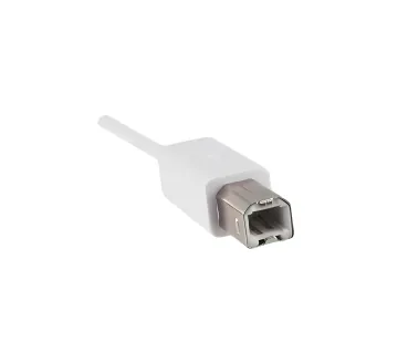 USB Kabel Typ C St. auf USB 2.0 B St.,2m, weiß. PB weiß