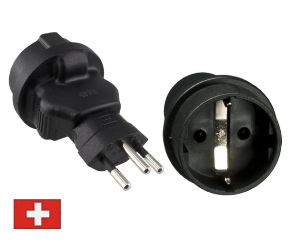 DINIC Kabel Shop - Reiseadapter, Netzadapter für die Schweiz