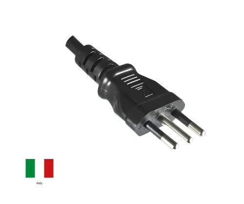 DINIC Stromkabel, Netzkabel für Italien auf C5 Stecker, 1,80m