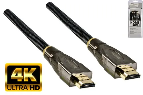 DINIC Dubai Range HDMI Kabel, hochwertige Metall Stecker, 5m