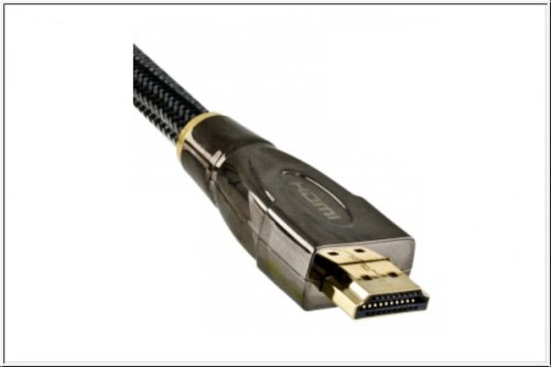 DINIC Dubai Range HDMI Kabel, hochwertige Metall Stecker, schwarz, 5m