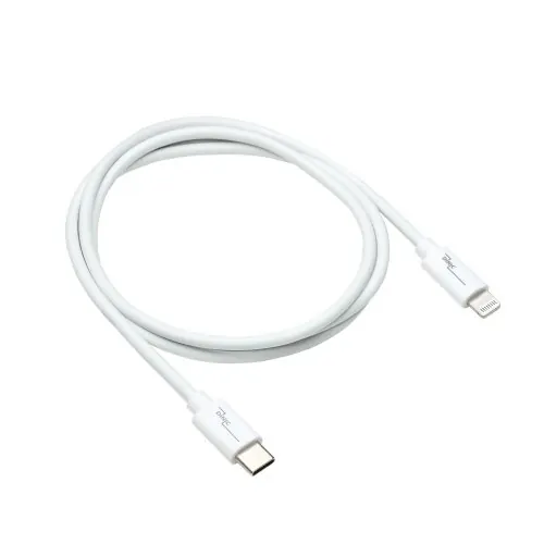 DINIC USB C auf Lightning Kabel, MFi, Box, weiß, MFi zertifiziert, Sync- und Schnellladekabel, 0,5m