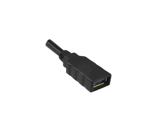 DINIC USB 3.0 Verlängerung A Stecker/Buchse, 3P AWG 28/1P AWG 24, vergoldete Kontakte, schwarz, 2m