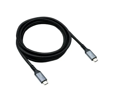 DINIC USB 3.2 HQ Kabel Typ C-C Stecker, unterstützt 100W (20V/5A) Aufladung, 20 GBit/s, schwarz, 1m