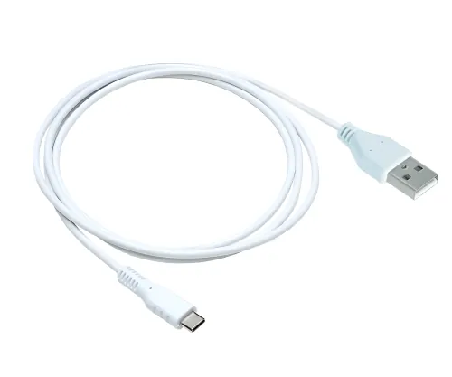 DINIC USB Typ C auf A Ladekabel, weiß, 1.5m USB Typ C auf A Stecker, 5V, 3A, Aktionskarton