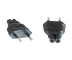 DINIC Netzadapter Eurostecker auf C7, Euro-8 Adapter