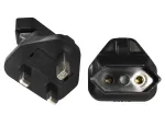 DINIC Reisestecker für England UK, 2-Pin Netzadapter