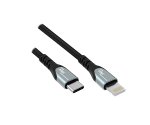 DINIC USB C auf Lightning HQ Kabel, MFi, PD, Box, 0,5m, MFi zertifiziert, Sync- und Schnellladekabel