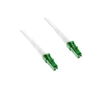 Fiber Optic Simplex, LC/APC 8° to LC/APC 8°, 50m OS2. LSZH jacket, OD=2.0mm, white