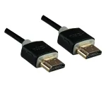 DINIC Super Slim HDMI 1.4 Kabel, OD 3,6mm dünn, schwarz, 1m