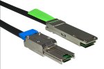 DINIC, MADISON QSFP SFF-8436 auf mini SAS SFF-8088, versilbertes Kupferkabel, AWG 28, 1m